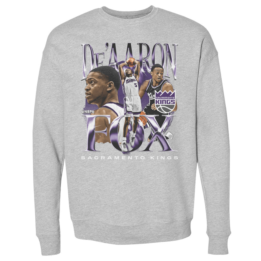 De&#39;Aaron Fox Men&#39;s Crewneck Sweatshirt | 500 LEVEL