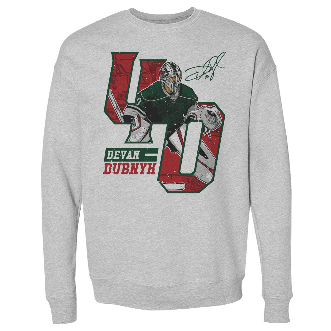 Devan Dubnyk Men&#39;s Crewneck Sweatshirt | 500 LEVEL