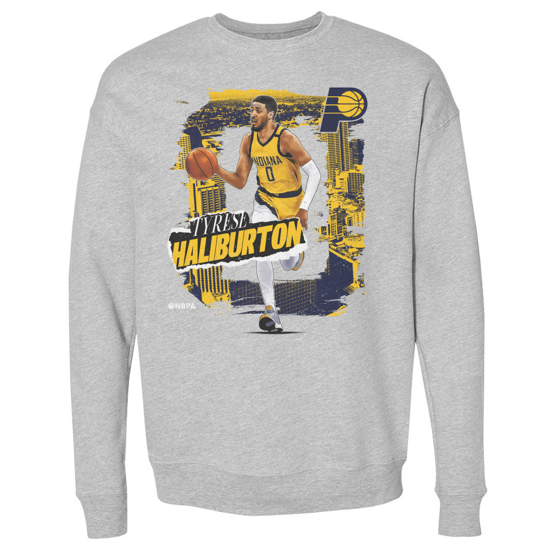 Tyrese Haliburton Men&#39;s Crewneck Sweatshirt | 500 LEVEL