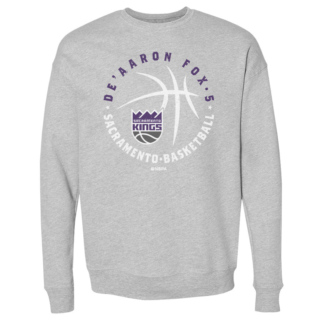 De&#39;Aaron Fox Men&#39;s Crewneck Sweatshirt | 500 LEVEL