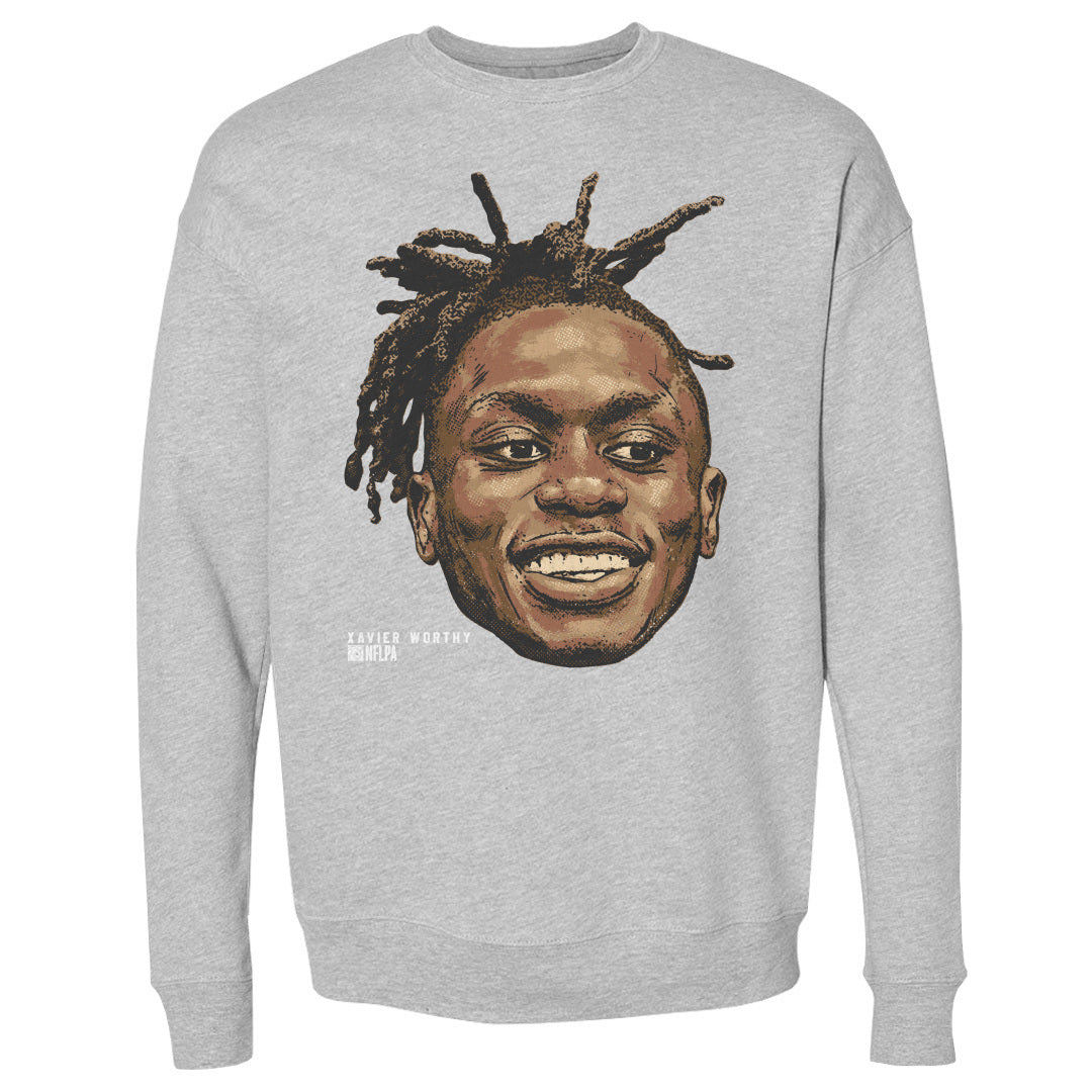 Xavier Worthy Men&#39;s Crewneck Sweatshirt | 500 LEVEL