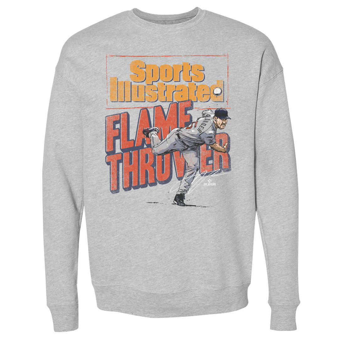 Justin Verlander Men&#39;s Crewneck Sweatshirt | 500 LEVEL