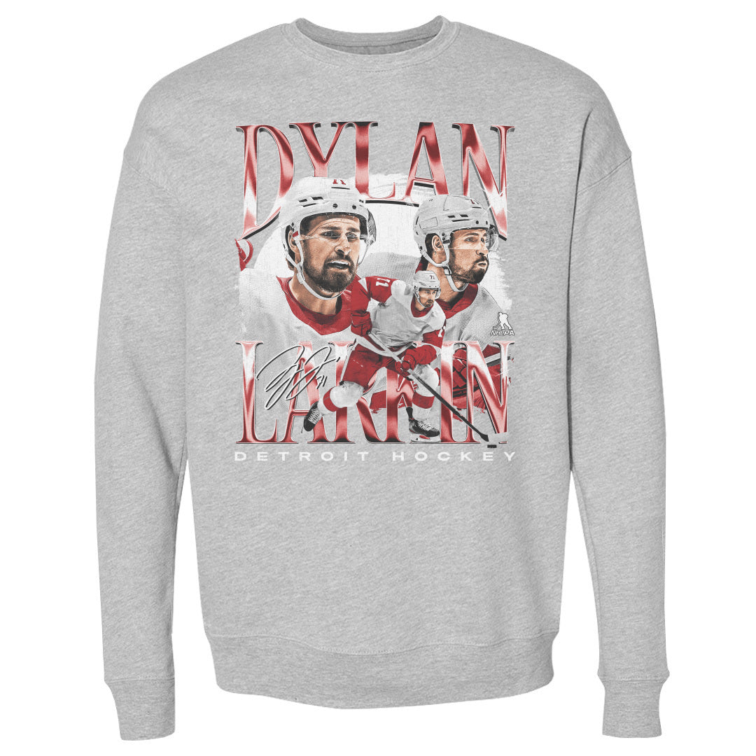 Dylan Larkin Men&#39;s Crewneck Sweatshirt | 500 LEVEL