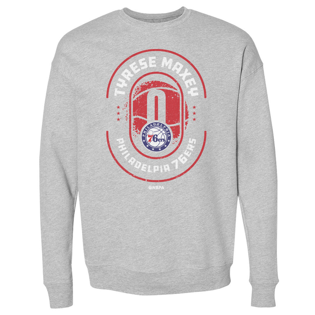 Tyrese Maxey Men&#39;s Crewneck Sweatshirt | 500 LEVEL