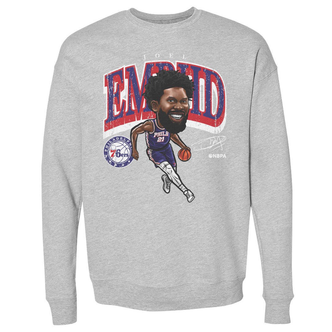 Joel Embiid Men&#39;s Crewneck Sweatshirt | 500 LEVEL