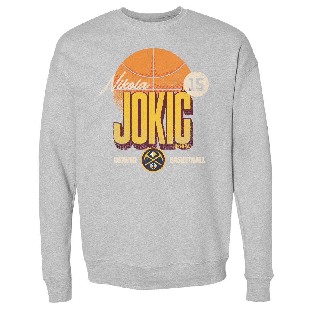 Nikola Jokic Men&#39;s Crewneck Sweatshirt | 500 LEVEL