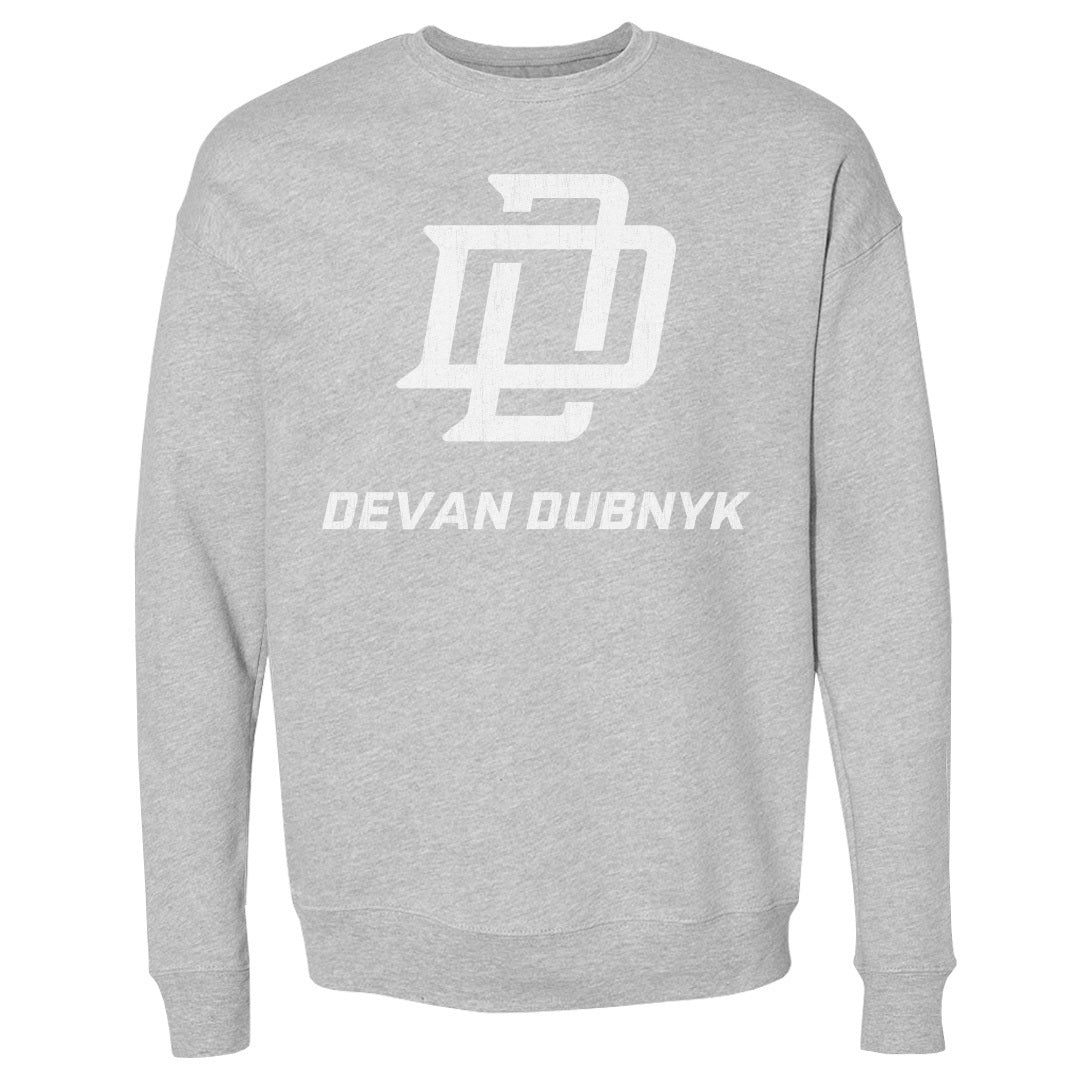 Devan Dubnyk Men&#39;s Crewneck Sweatshirt | 500 LEVEL