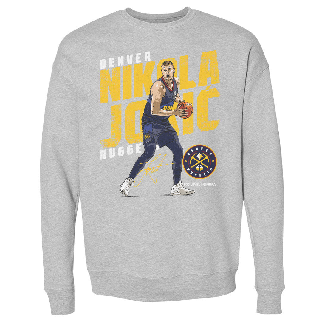 Nikola Jokic Men&#39;s Crewneck Sweatshirt | 500 LEVEL