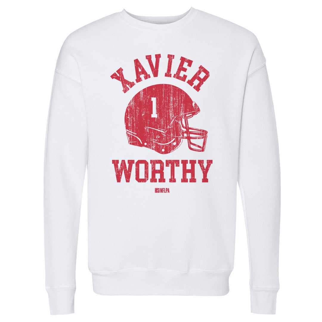 Xavier Worthy Men&#39;s Crewneck Sweatshirt | 500 LEVEL