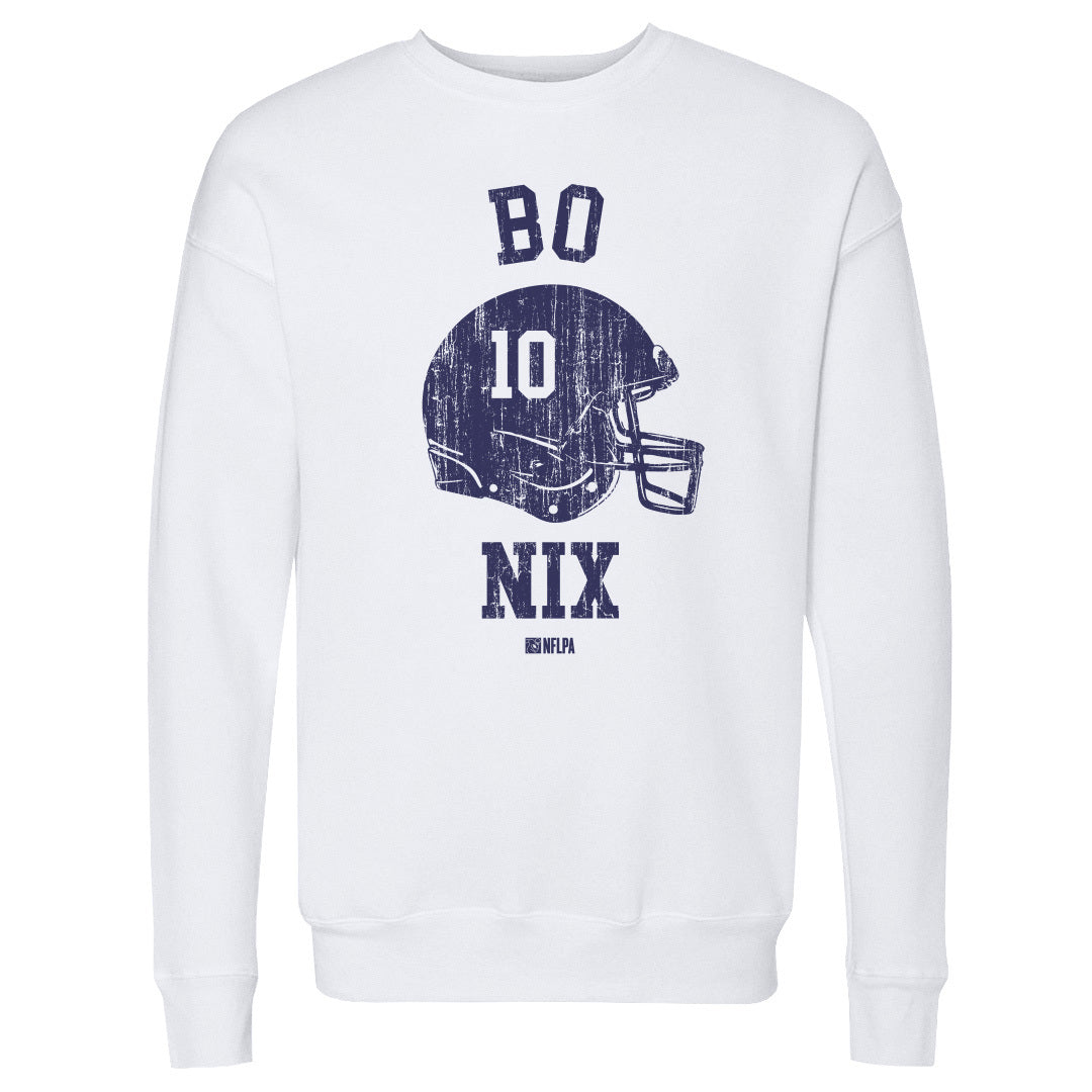 Bo Nix Men&#39;s Crewneck Sweatshirt | 500 LEVEL