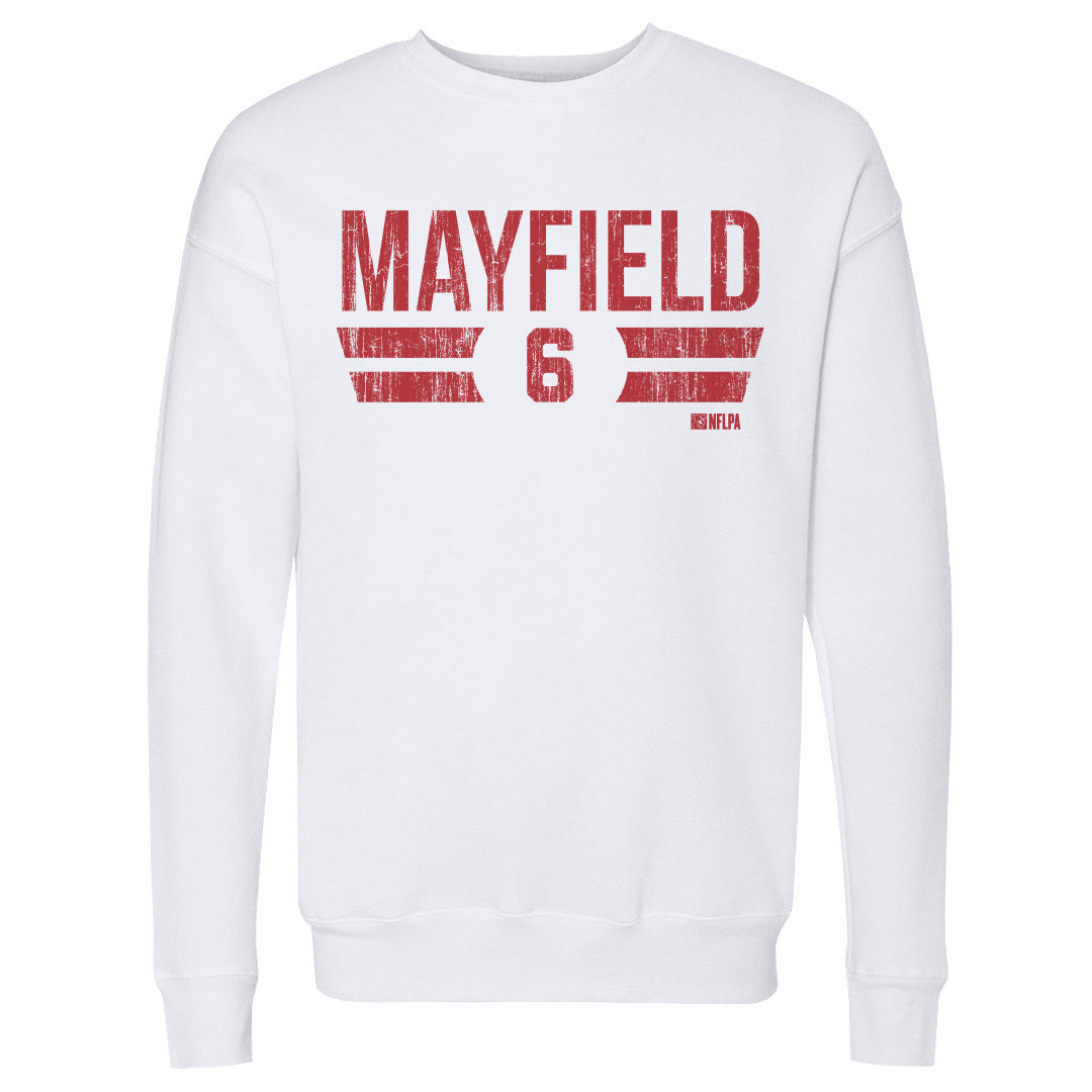 Baker Mayfield Men&#39;s Crewneck Sweatshirt | 500 LEVEL