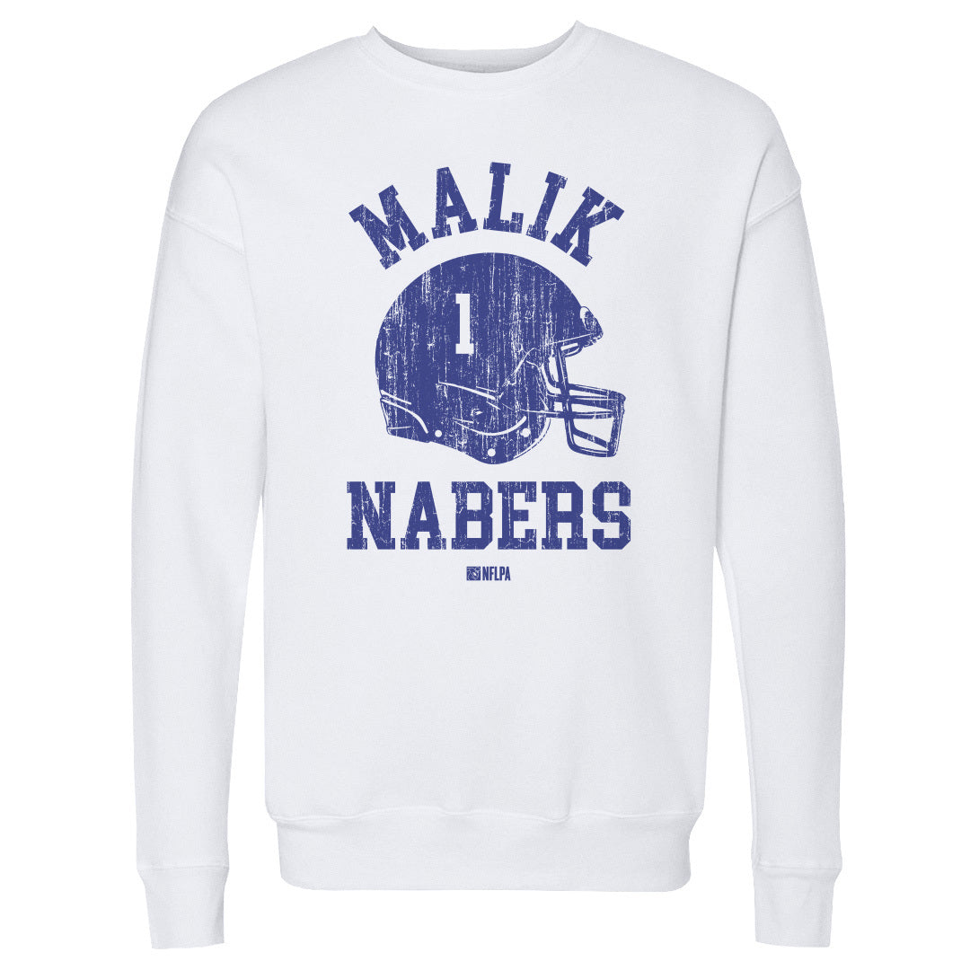 Malik Nabers Men&#39;s Crewneck Sweatshirt | 500 LEVEL