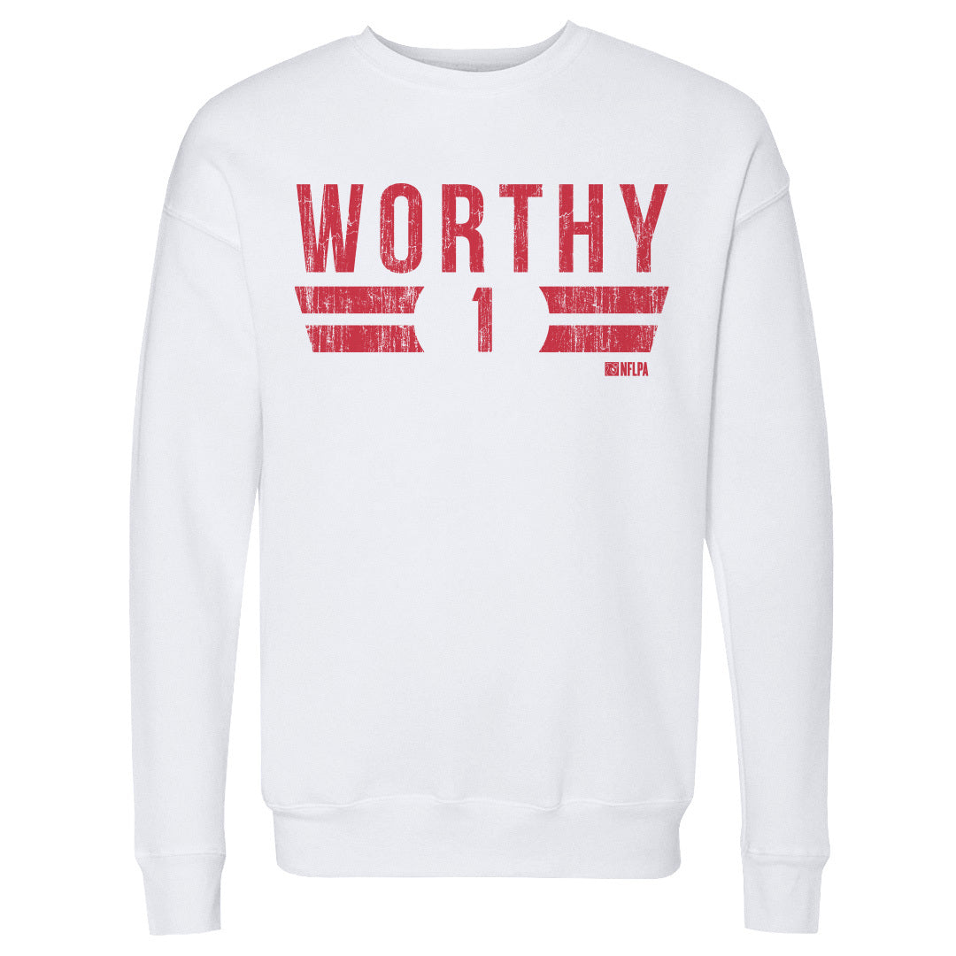 Xavier Worthy Men&#39;s Crewneck Sweatshirt | 500 LEVEL