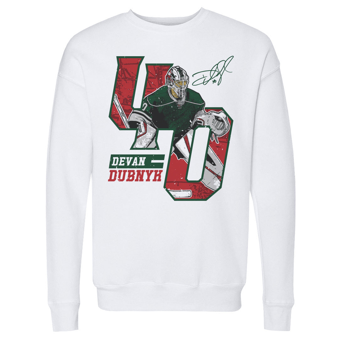 Devan Dubnyk Men&#39;s Crewneck Sweatshirt | 500 LEVEL