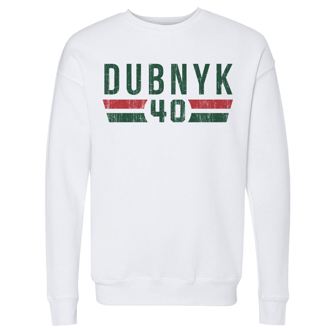 Devan Dubnyk Men&#39;s Crewneck Sweatshirt | 500 LEVEL