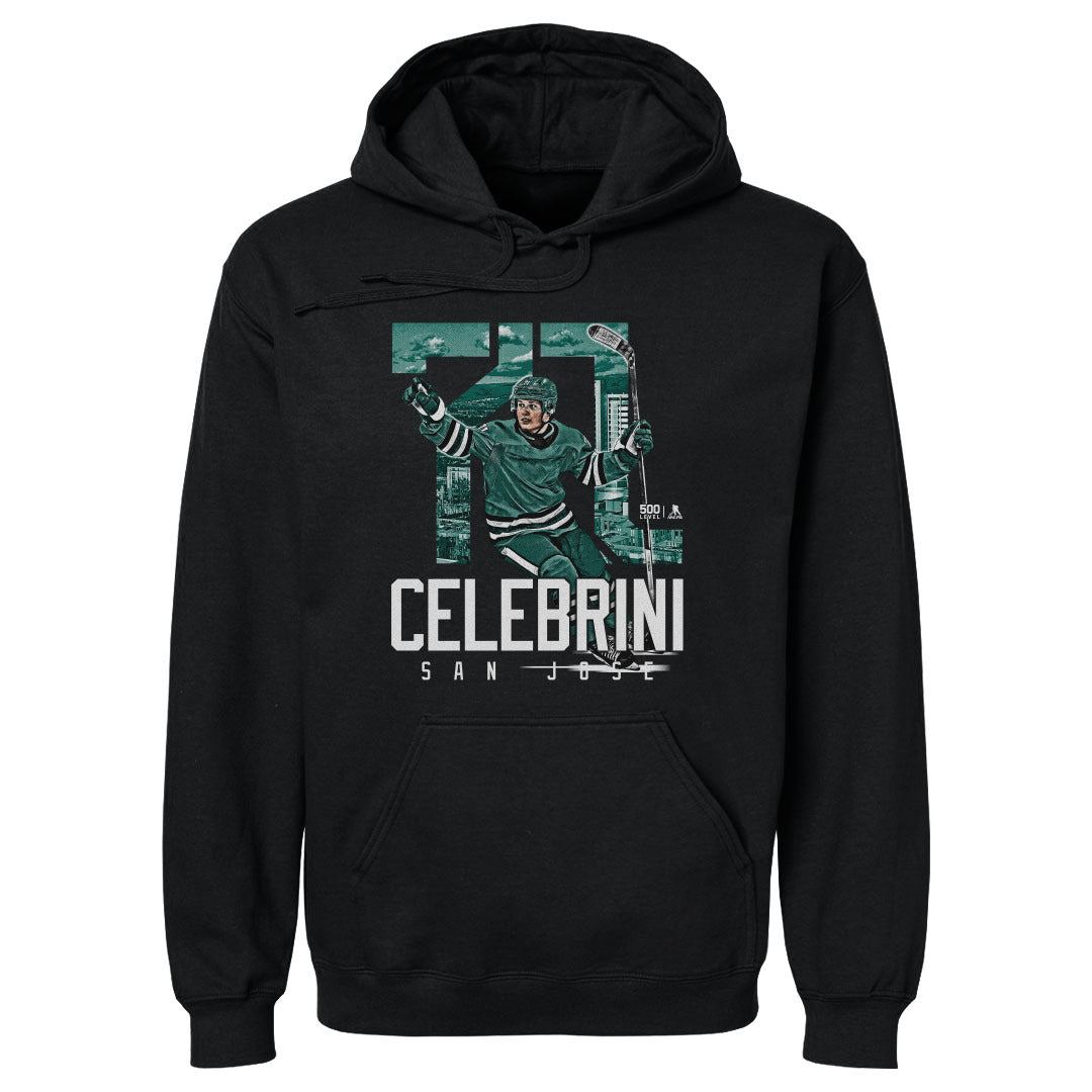 Macklin Celebrini Men&#39;s Hoodie | 500 LEVEL