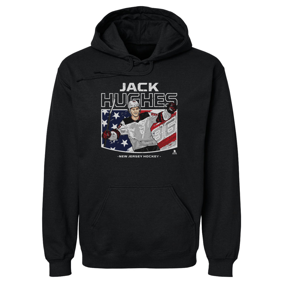 Jack Hughes Men&#39;s Hoodie | 500 LEVEL