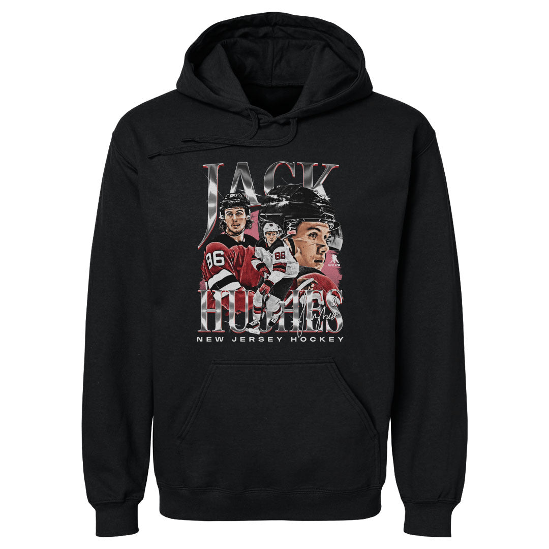 Jack Hughes Men&#39;s Hoodie | 500 LEVEL