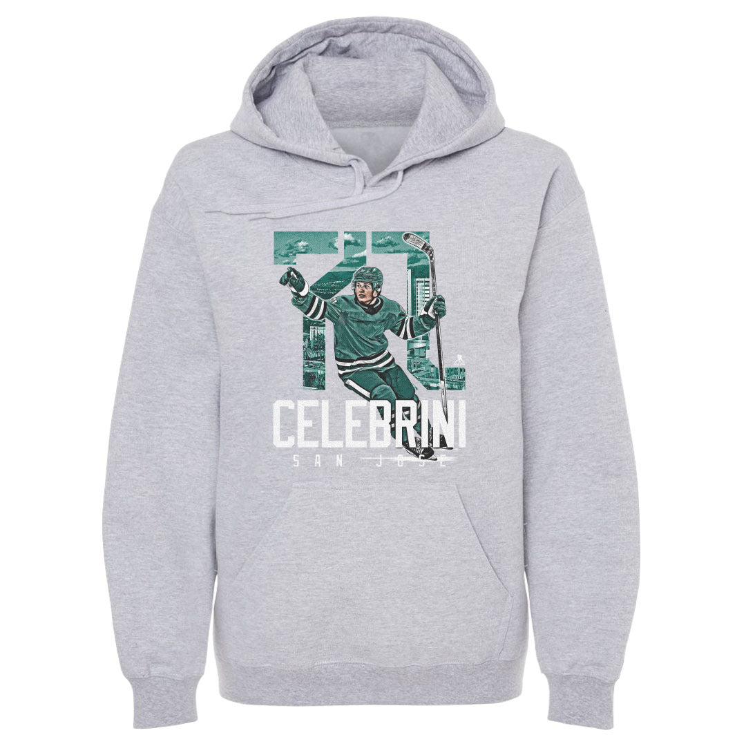 Macklin Celebrini Men&#39;s Hoodie | 500 LEVEL