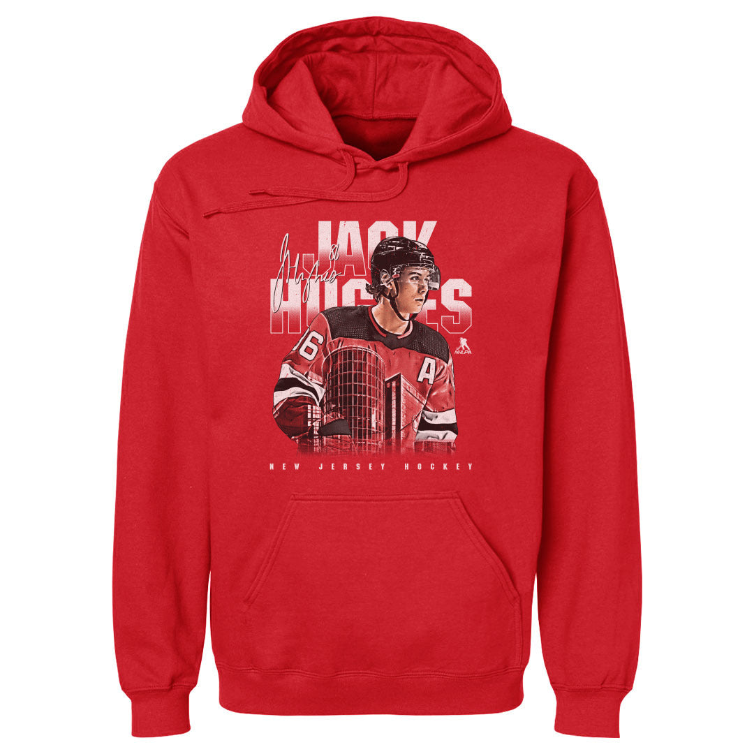 Jack Hughes Men&#39;s Hoodie | 500 LEVEL