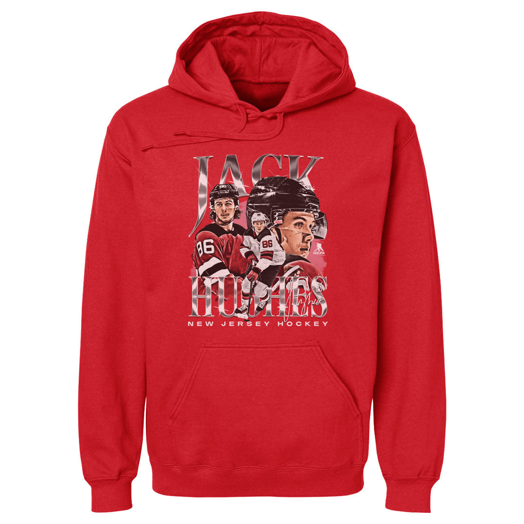 Jack Hughes Men&#39;s Hoodie | 500 LEVEL