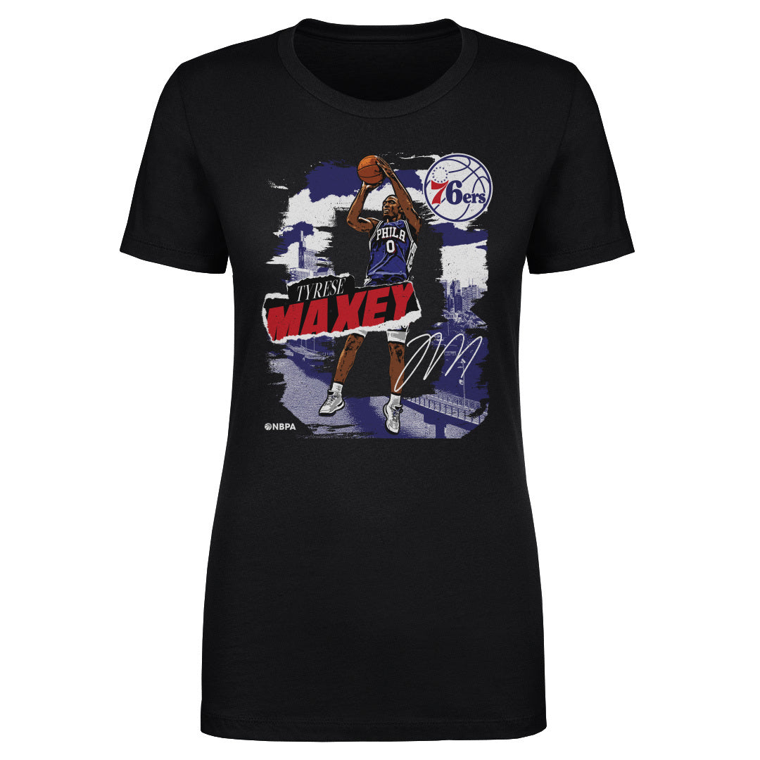 Tyrese Maxey Women&#39;s T-Shirt | 500 LEVEL