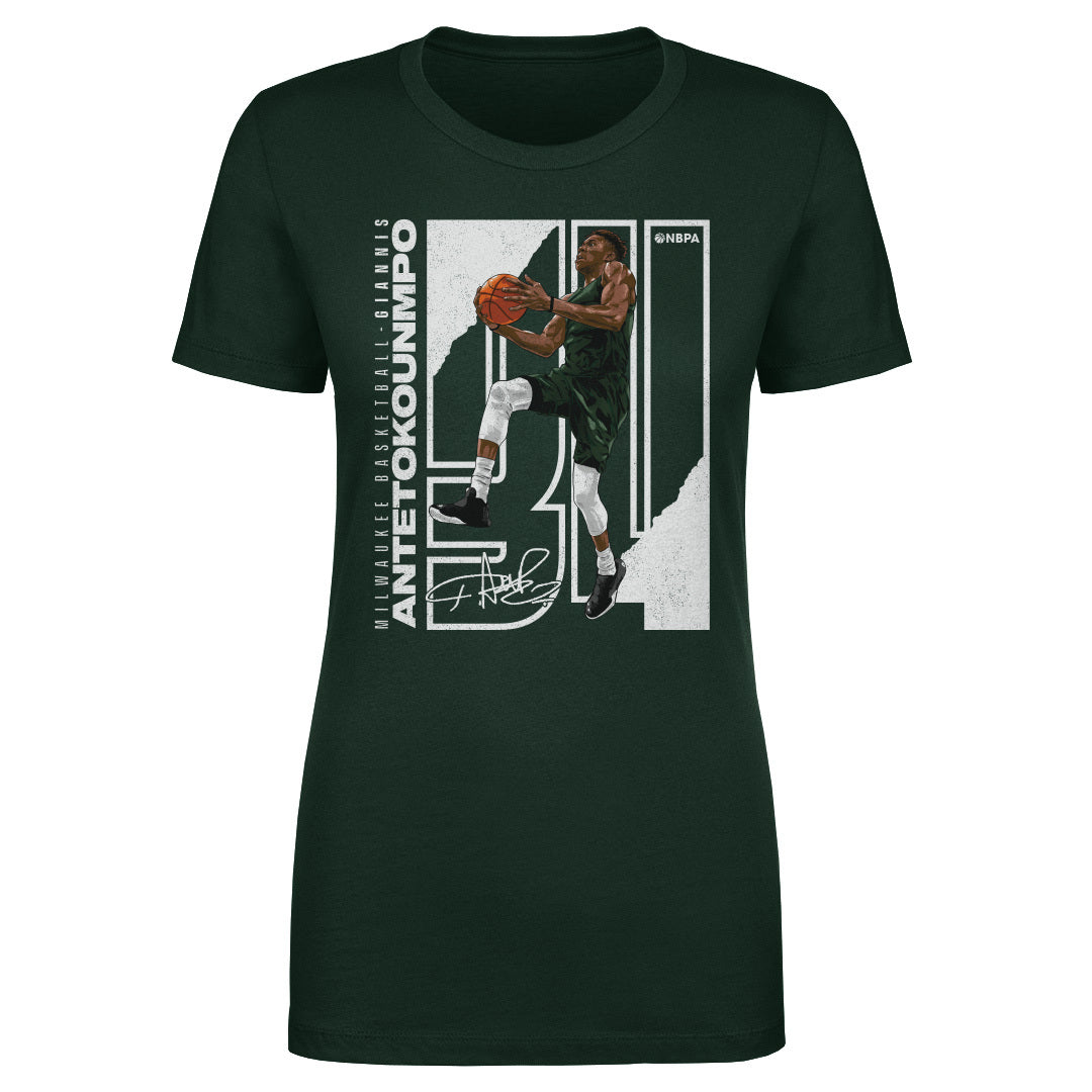 Giannis Antetokounmpo Women&#39;s T-Shirt | 500 LEVEL