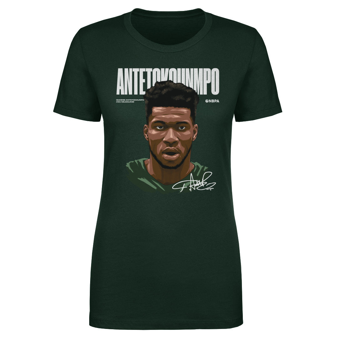 Giannis Antetokounmpo Women&#39;s T-Shirt | 500 LEVEL