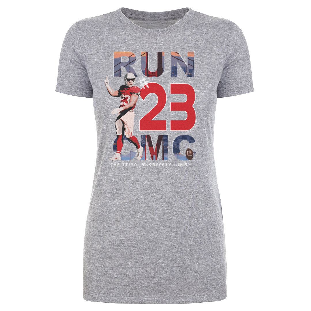 Christian McCaffrey Women&#39;s T-Shirt | 500 LEVEL