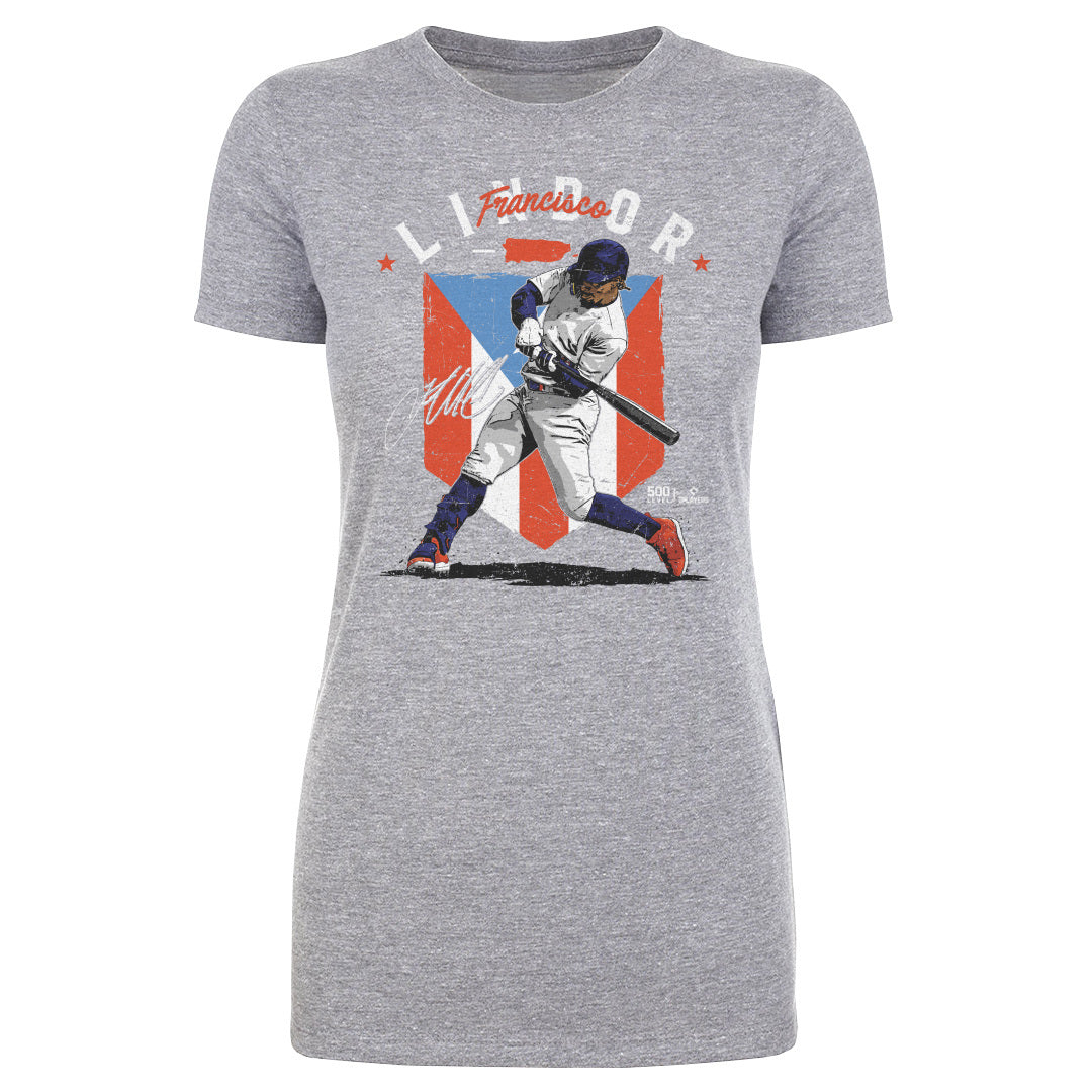 Francisco Lindor Women&#39;s T-Shirt | 500 LEVEL