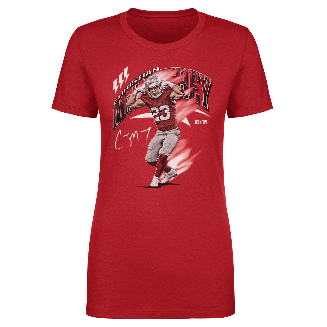 Christian McCaffrey Women&#39;s T-Shirt | 500 LEVEL