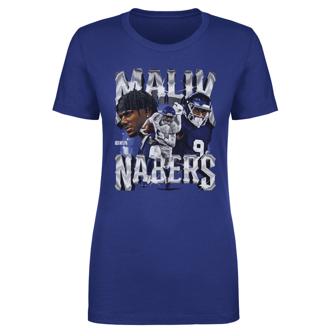 Malik Nabers Women&#39;s T-Shirt | 500 LEVEL