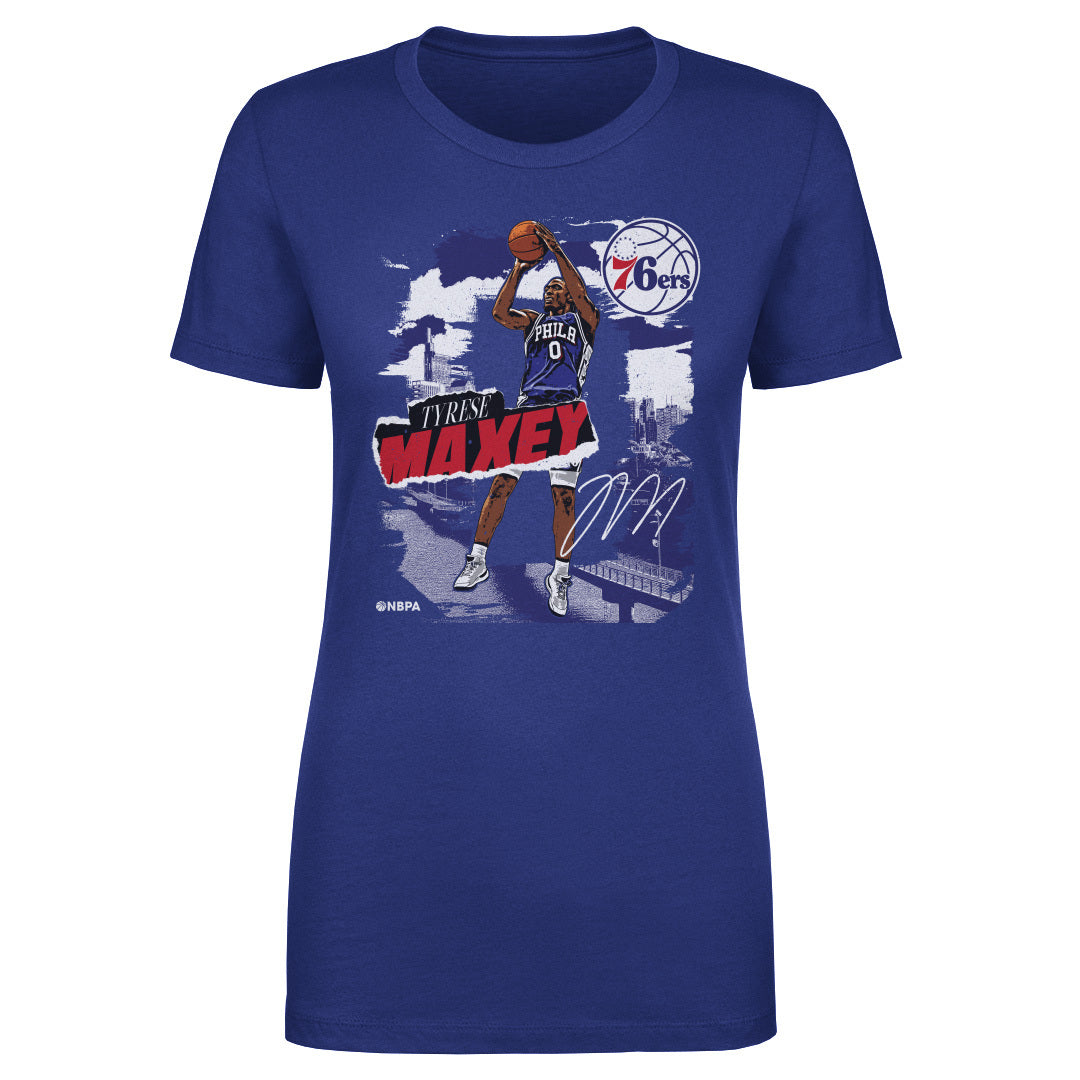 Tyrese Maxey Women&#39;s T-Shirt | 500 LEVEL