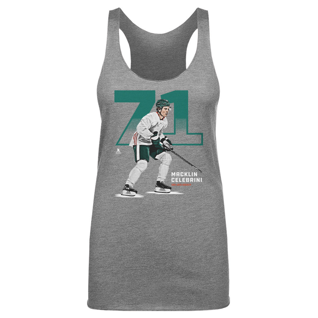 Macklin Celebrini Women&#39;s Tank Top | 500 LEVEL