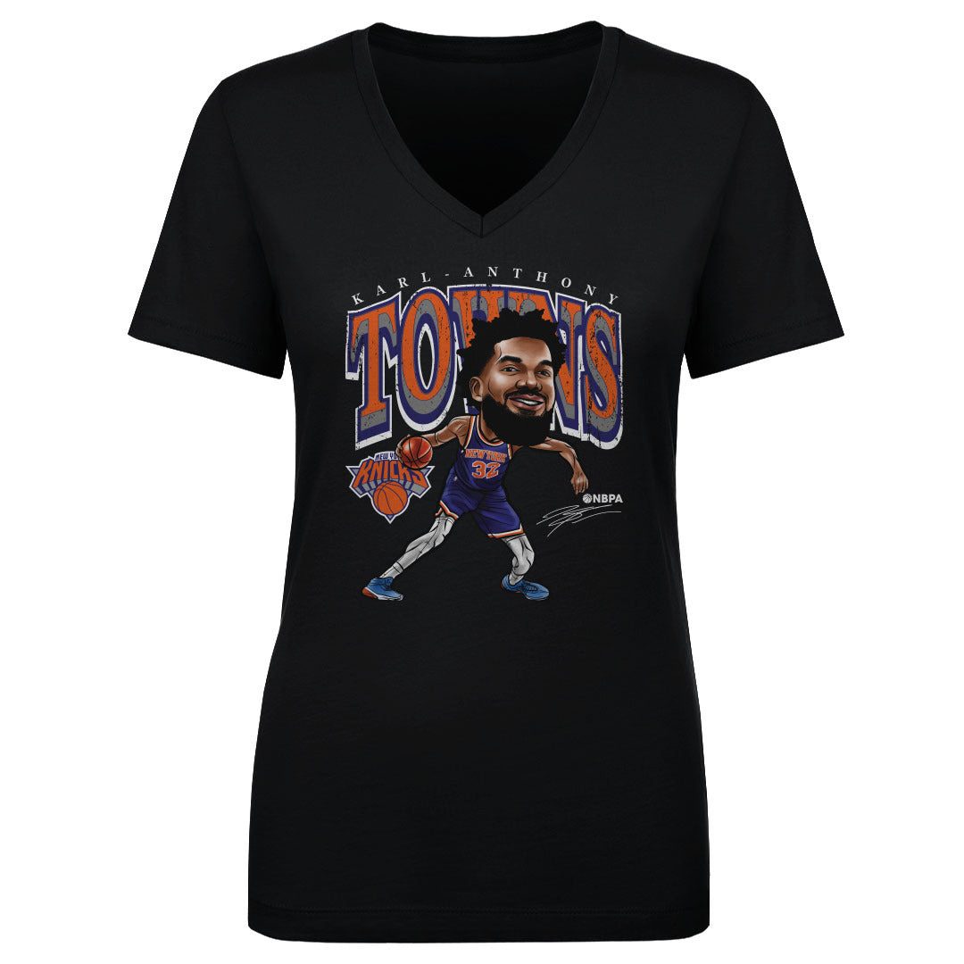 Karl-Anthony Towns Women&#39;s V-Neck T-Shirt | 500 LEVEL