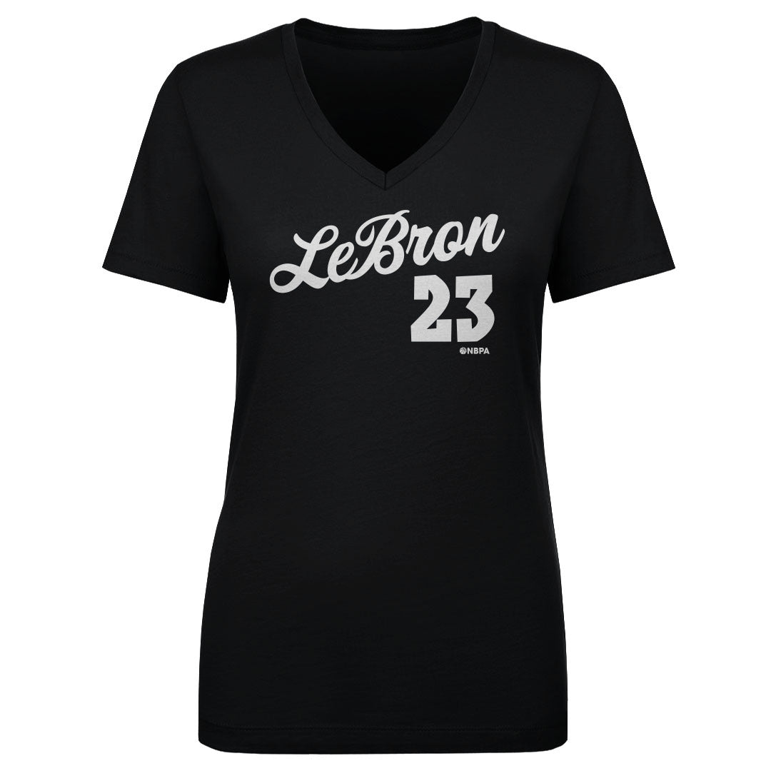 LeBron James Women&#39;s V-Neck T-Shirt | 500 LEVEL