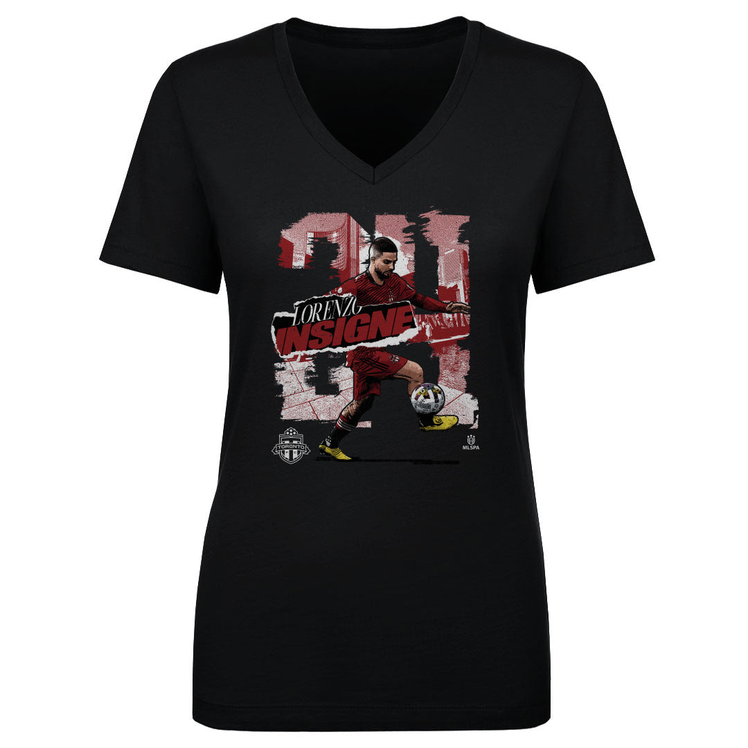 Lorenzo Insigne Women&#39;s V-Neck T-Shirt | 500 LEVEL