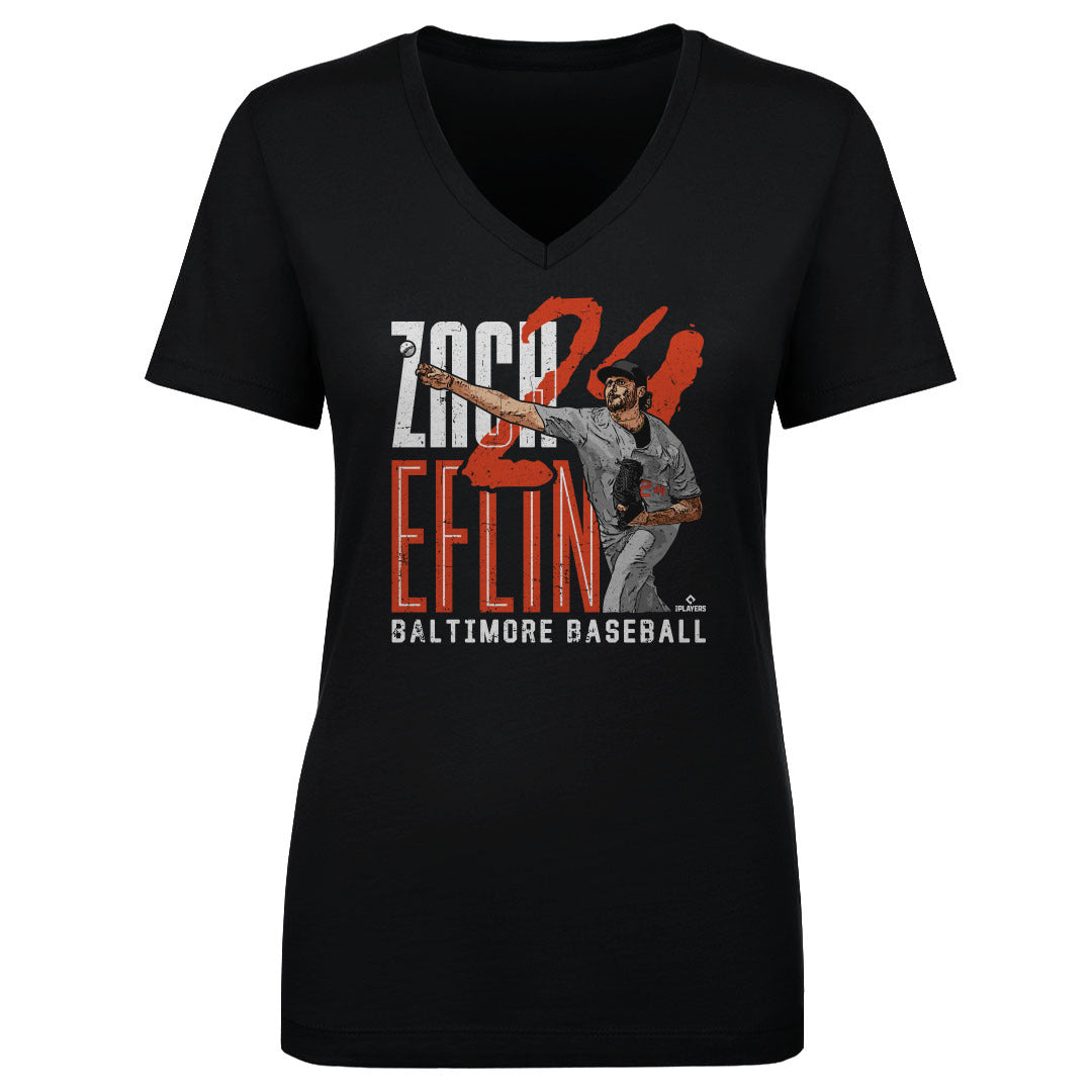 Zach Eflin Women&#39;s V-Neck T-Shirt | 500 LEVEL