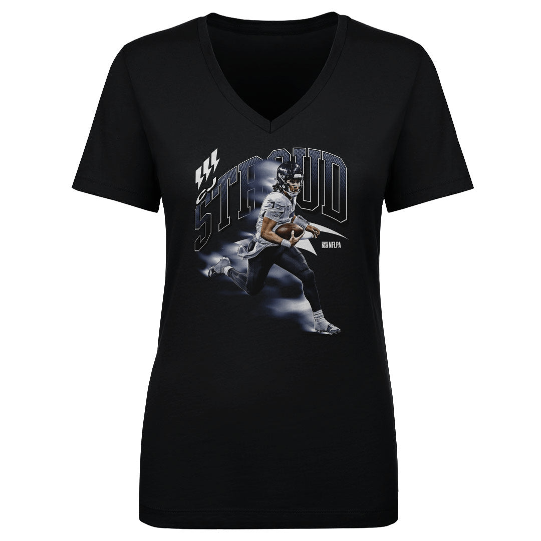 C.J. Stroud Women&#39;s V-Neck T-Shirt | 500 LEVEL