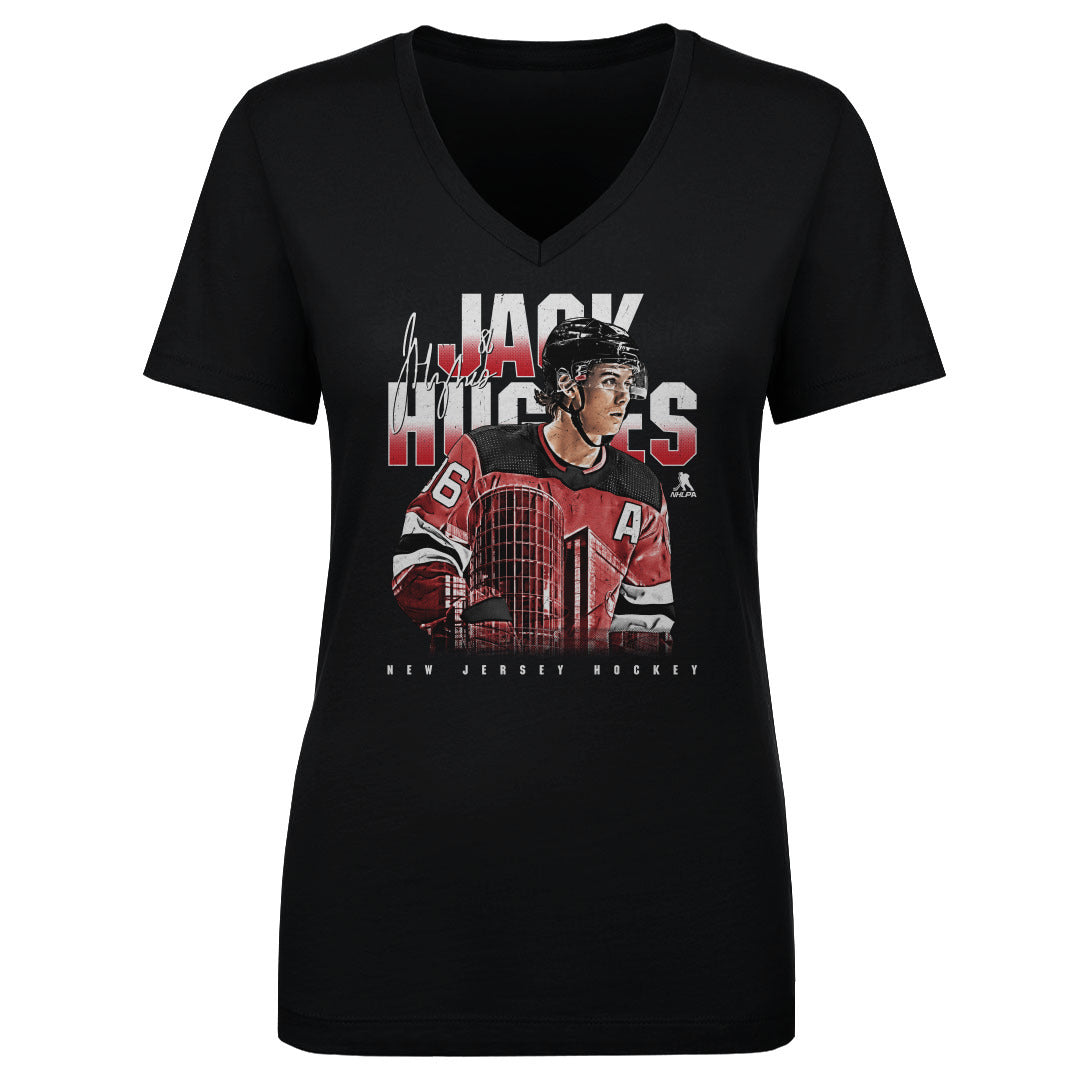 Jack Hughes Women&#39;s V-Neck T-Shirt | 500 LEVEL