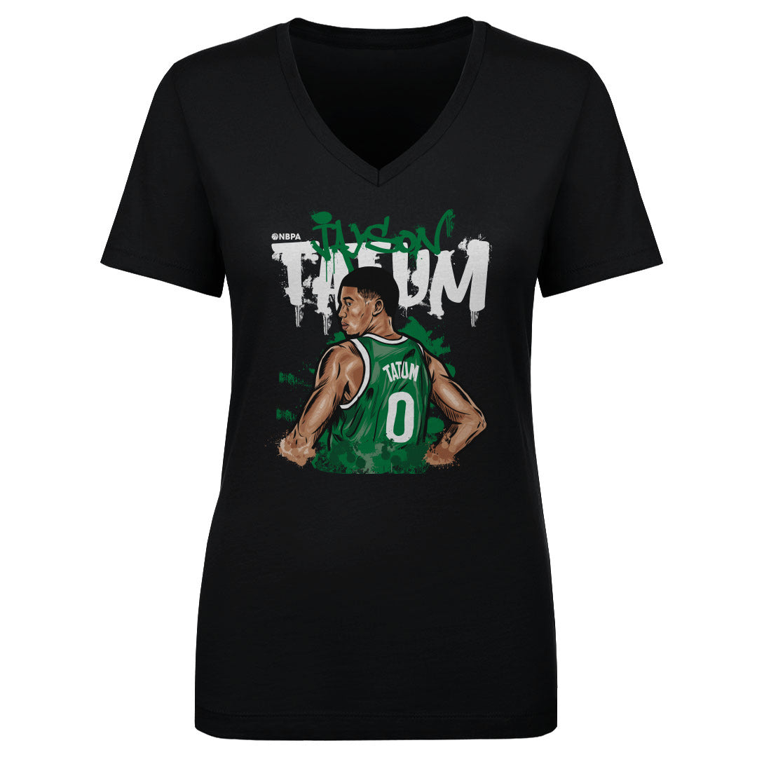 Jayson Tatum Women&#39;s V-Neck T-Shirt | 500 LEVEL