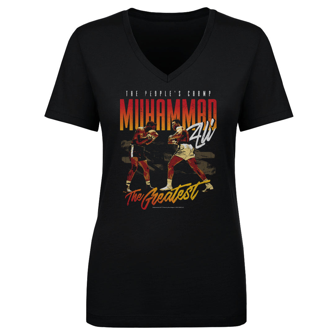 Muhammad Ali Women&#39;s V-Neck T-Shirt | 500 LEVEL