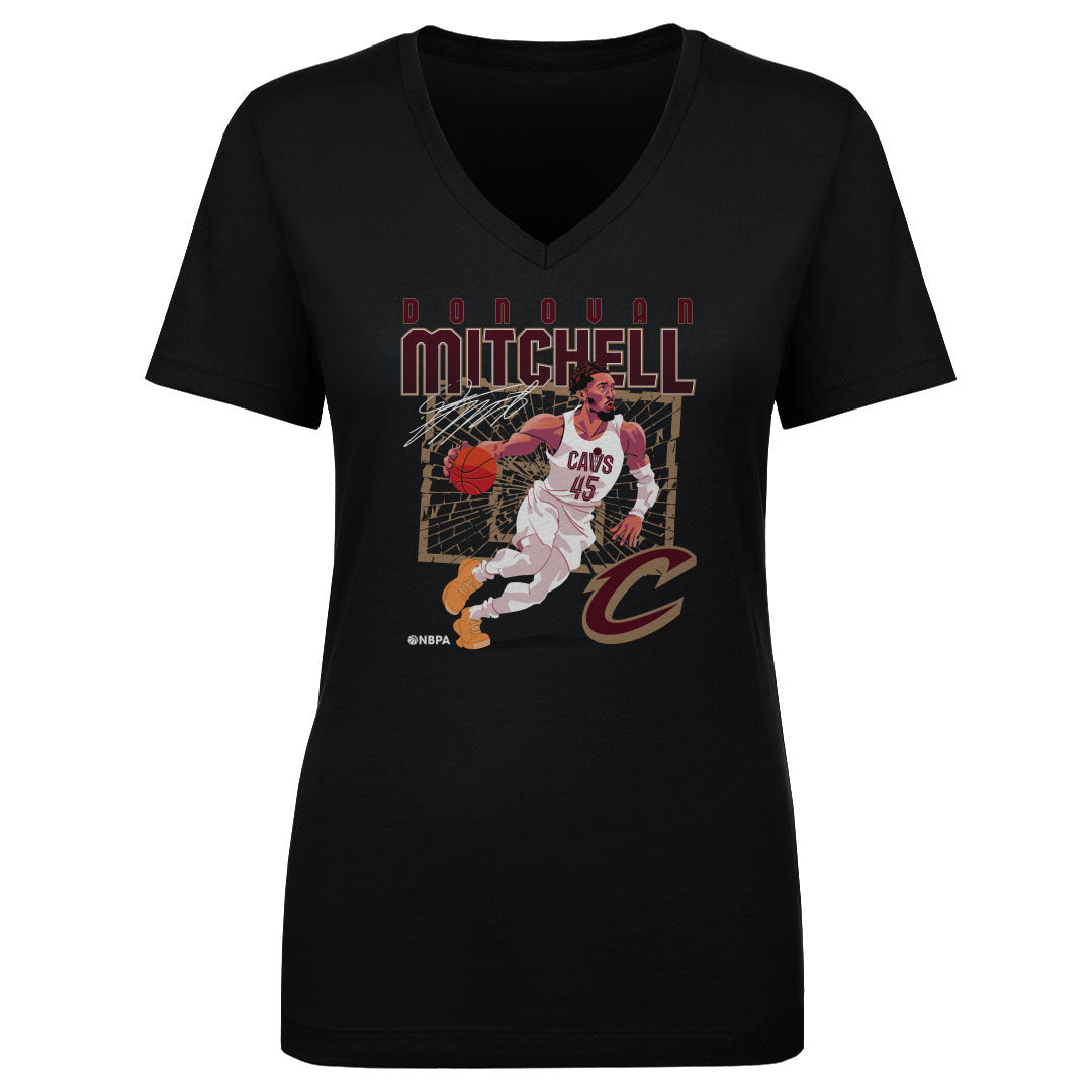 Donovan Mitchell Women&#39;s V-Neck T-Shirt | 500 LEVEL