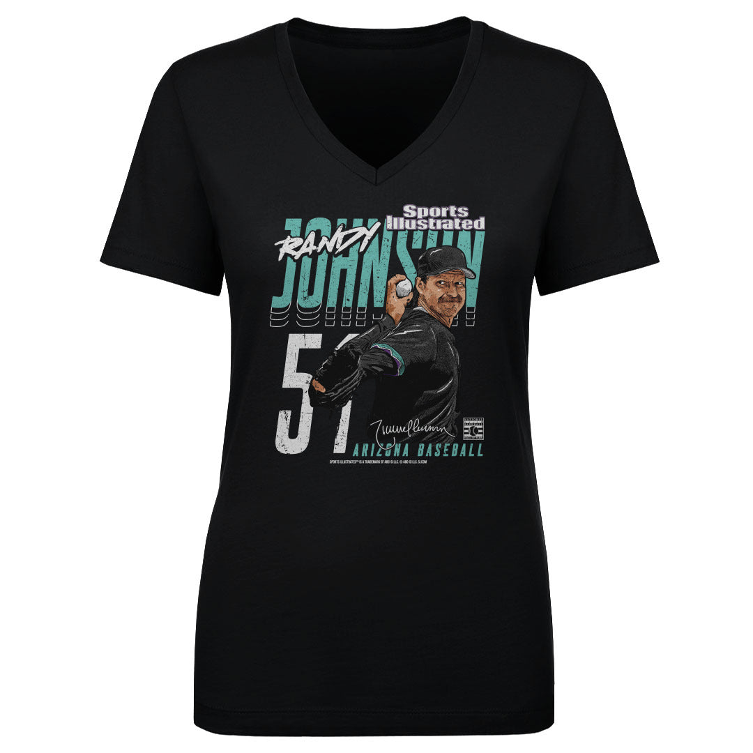 Randy Johnson Women&#39;s V-Neck T-Shirt | 500 LEVEL