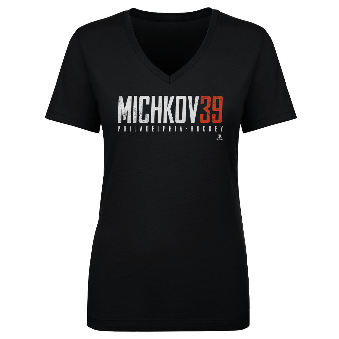 Matvei Michkov Women&#39;s V-Neck T-Shirt | 500 LEVEL