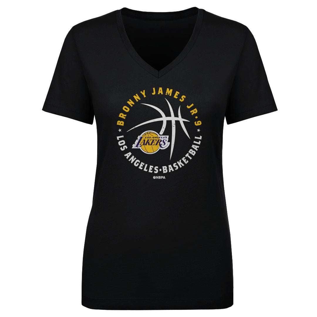 Bronny James Jr. Women&#39;s V-Neck T-Shirt | 500 LEVEL