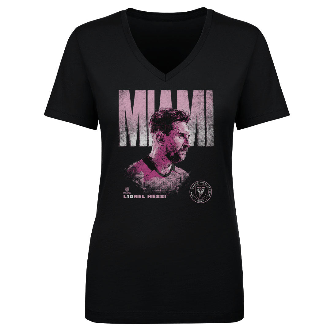 Lionel Messi Women&#39;s V-Neck T-Shirt | 500 LEVEL