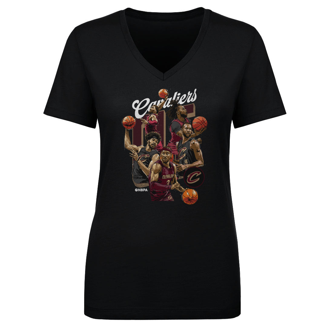 Cleveland Cavaliers Women&#39;s V-Neck T-Shirt | 500 LEVEL