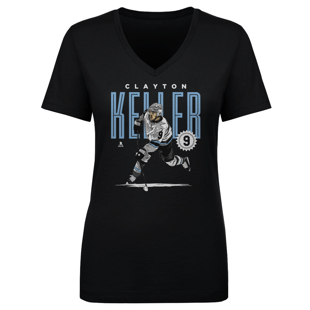 Clayton Keller Women&#39;s V-Neck T-Shirt | 500 LEVEL