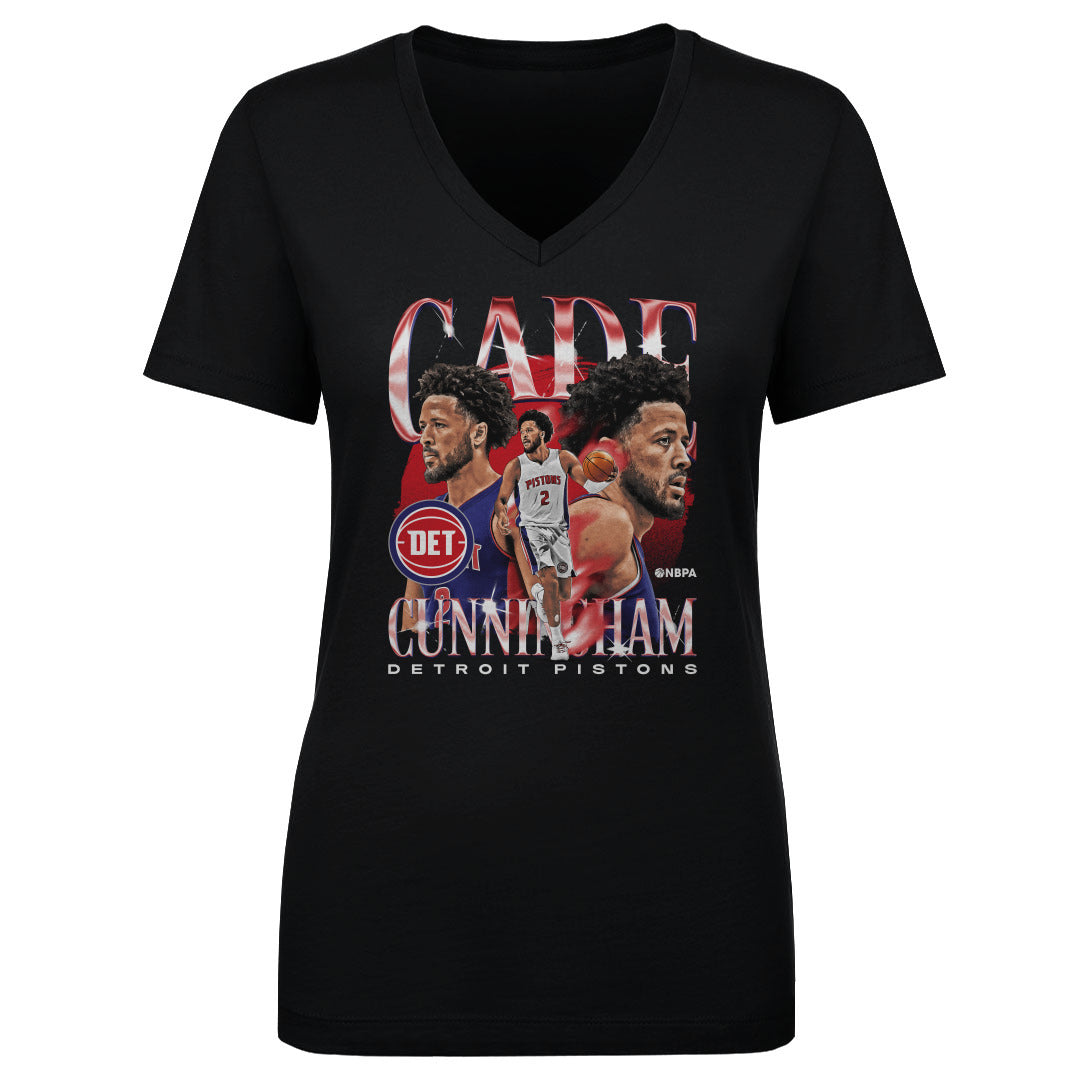 Cade Cunningham Women&#39;s V-Neck T-Shirt | 500 LEVEL